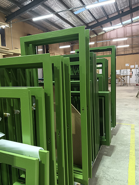 Window Frames in Production