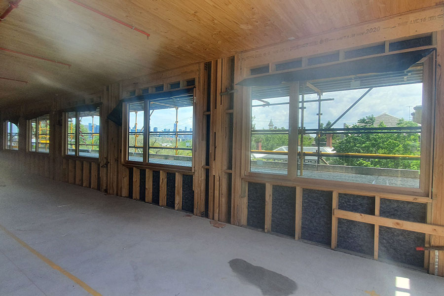 Clifton Hill Passive House Primary School - installation internal