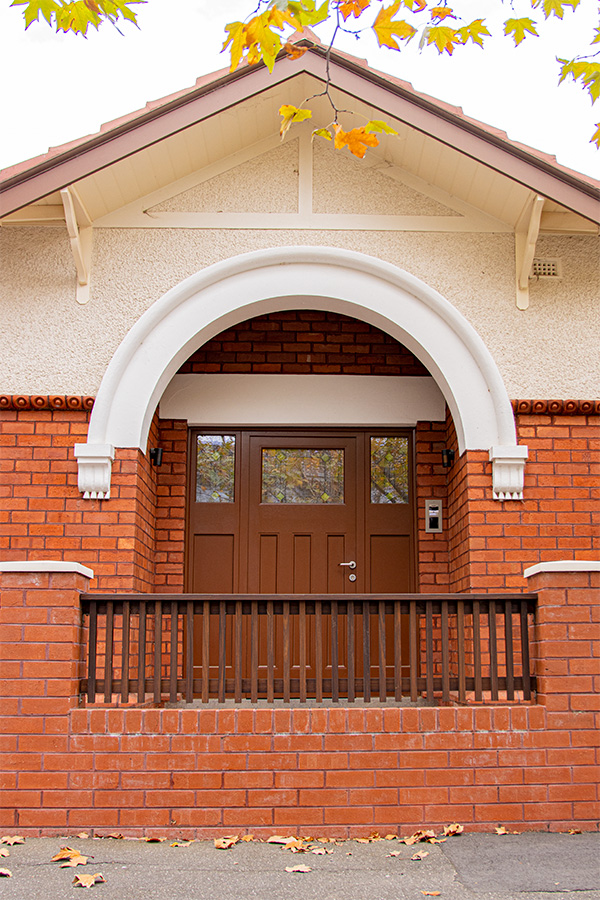 Jewel Box -heritage entrance door with leadlight glass