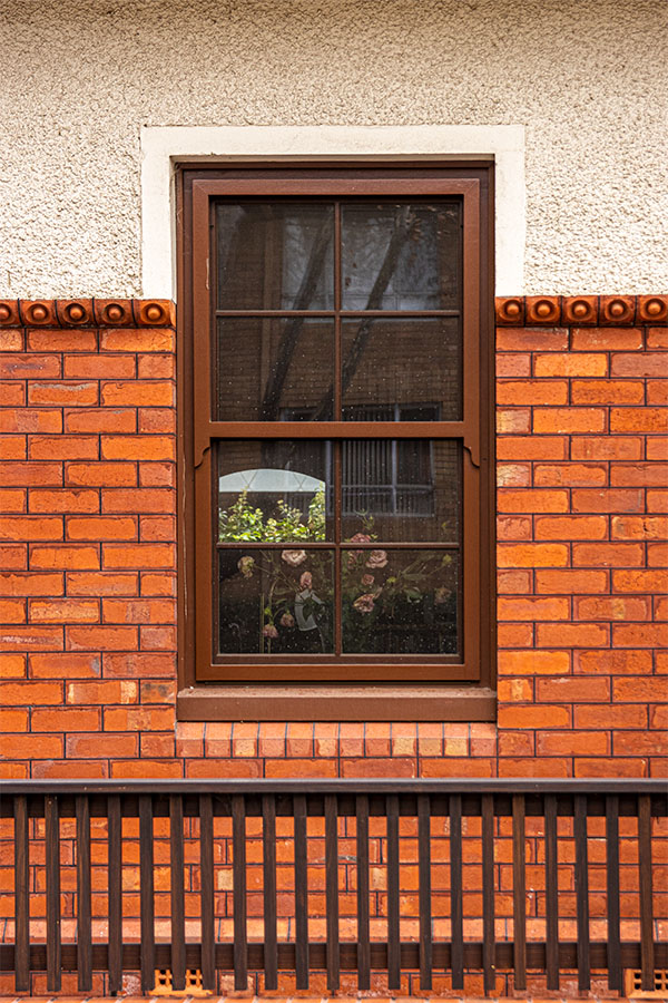 Jewel Box - heritage window and flyscreen, opening as tilt & turn