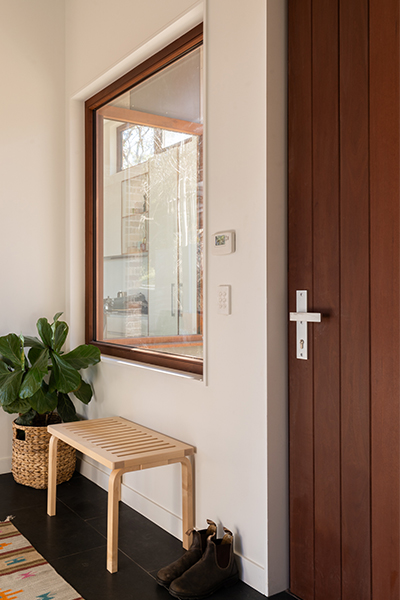 Entrance Door and fixed window