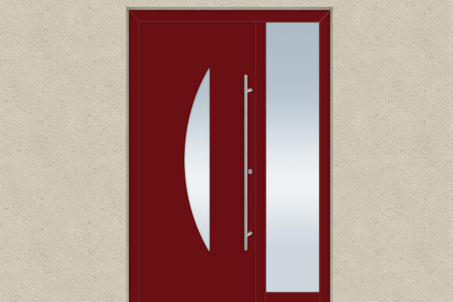 Aluminium Clad Entrance Door_Sidelight Aluminium Clad Entrance Door_Sidelight