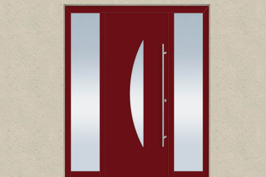 Aluminium Clad Entrance Door_Sidelights Aluminium Clad Entrance Door_Sidelights